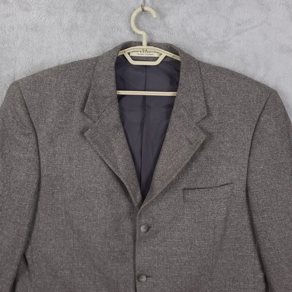 Ermenegildo Zegna Nordstrom Blazer %100 Cashmere Sport Coat Size 48 Canada Union